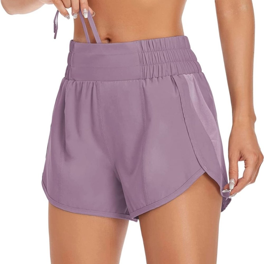 NWT Purple Womens Athletic Shorts